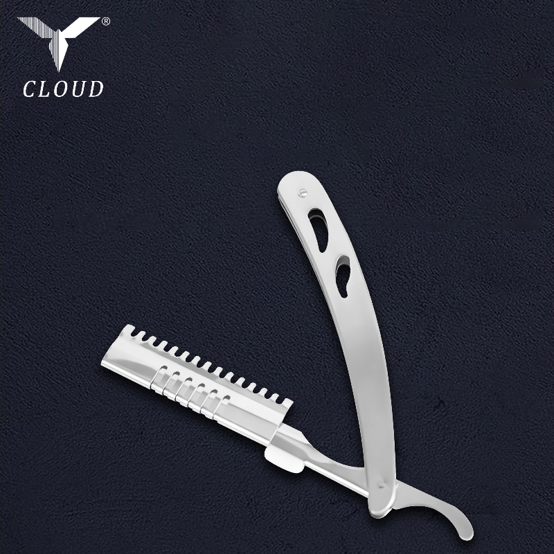 Izdržljiva valovita ravna drška britve od nehrđajućeg čelika