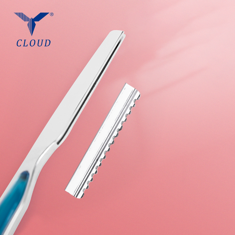 Ravni brijač od nehrđajućeg čelika (plastična drška)