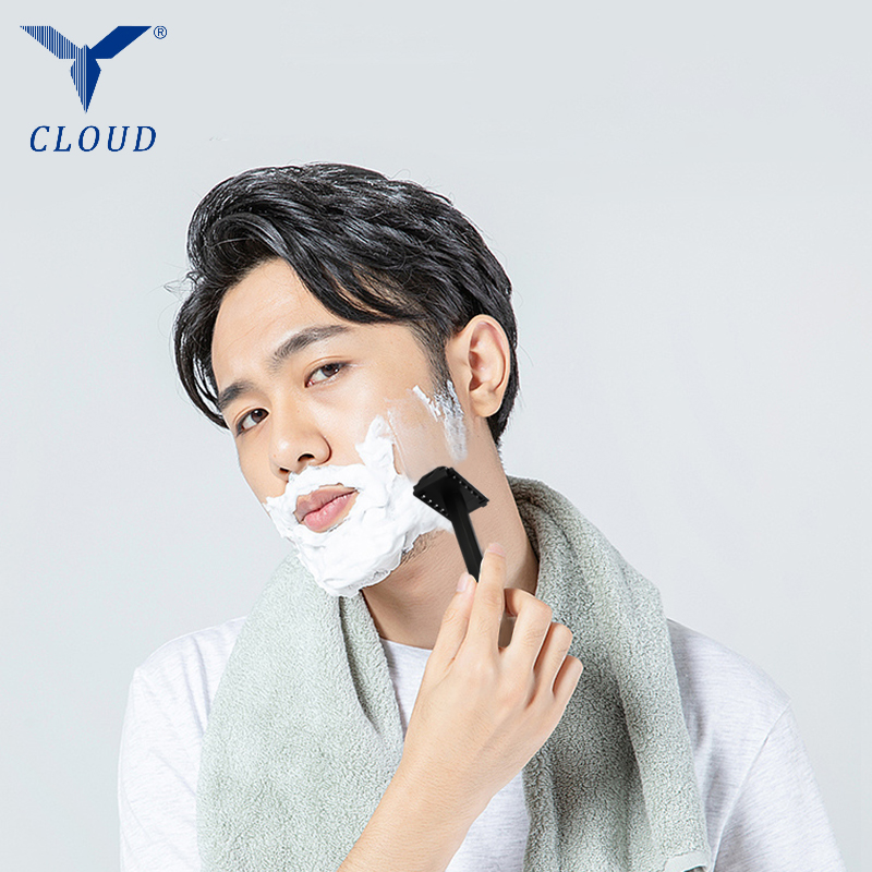 Putni prijenosni plastični brijač u obliku slova T sa 74 oštrice