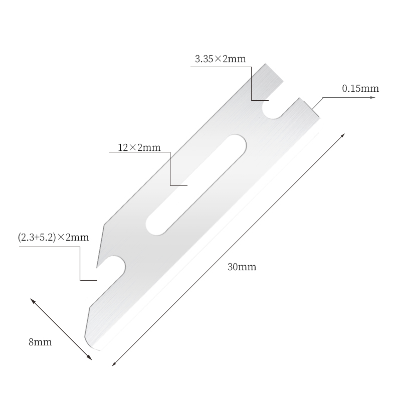 Prijenosni ultra-glatki oštrice za oblikovanje od nehrđajućeg čelika
