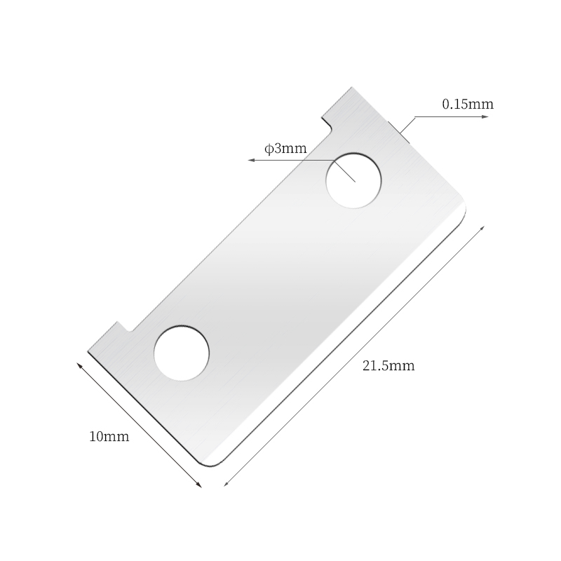 Jednostrane oštrice od nehrđajućeg čelika za obrve