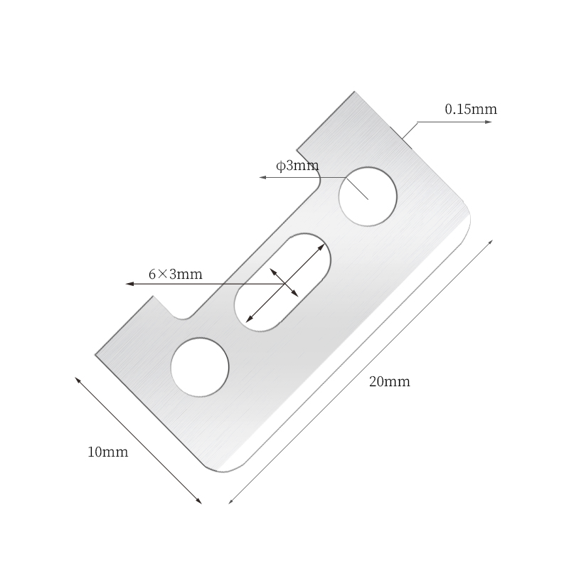 Jednostrane oštrice od nehrđajućeg čelika za obrve