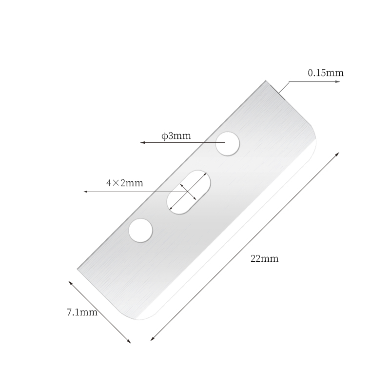 Višenamjenska Silk Smooth oštrica za skidanje britvice za obrve