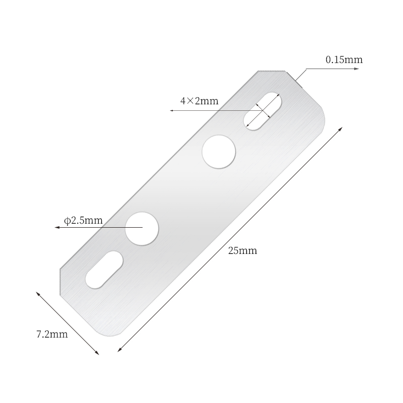 Višenamjenska Silk Smooth oštrica za skidanje britvice za obrve