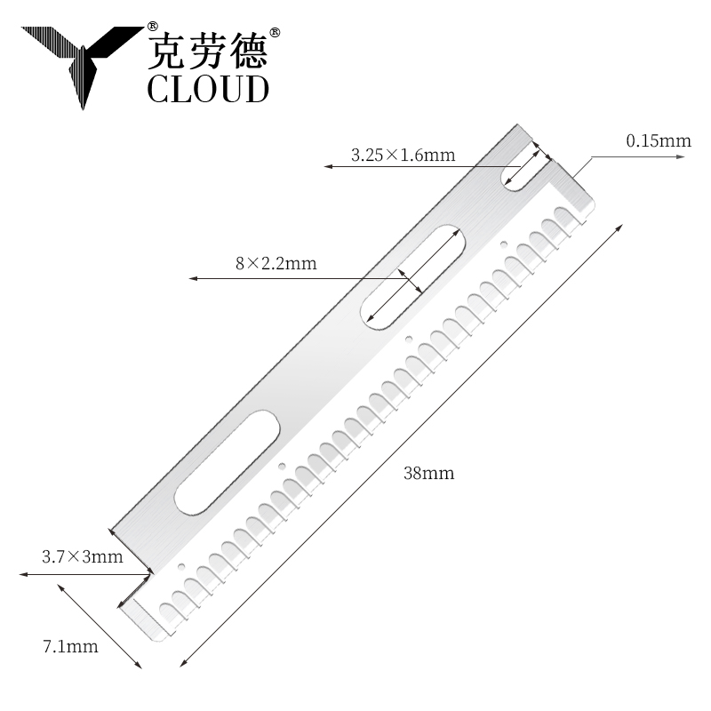 Britvice za obrve od nehrđajućeg čelika za višekratnu upotrebu