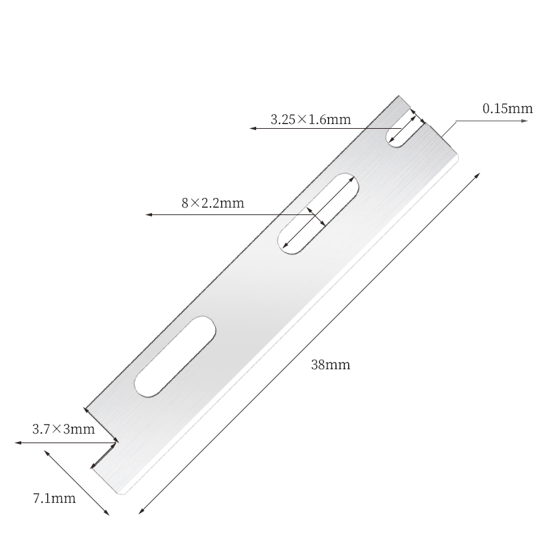 Britvice za obrve od nehrđajućeg čelika za višekratnu upotrebu