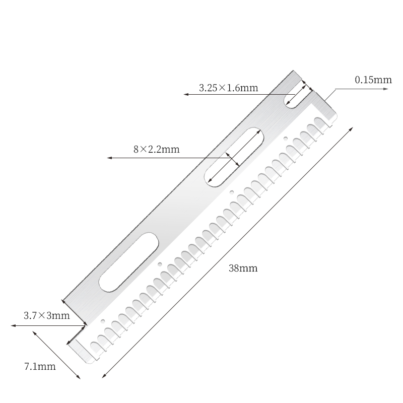 Britvice za obrve od nehrđajućeg čelika za višekratnu upotrebu