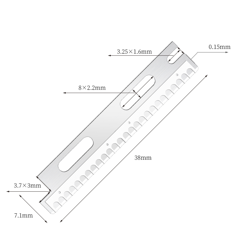 Britvice za obrve od nehrđajućeg čelika za višekratnu upotrebu