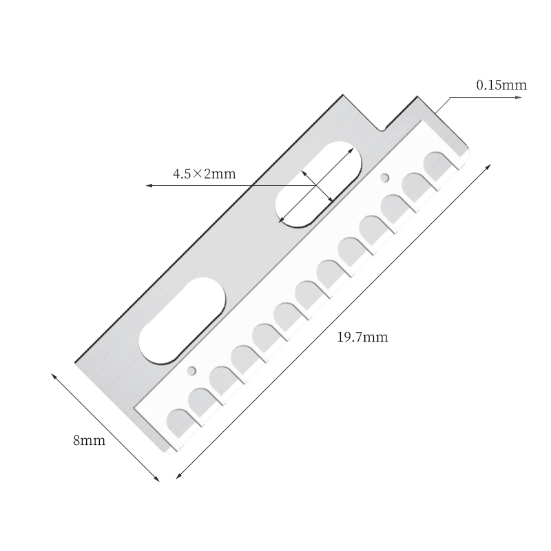 Precizni oštri noževi za oblikovanje obrva od nehrđajućeg čelika