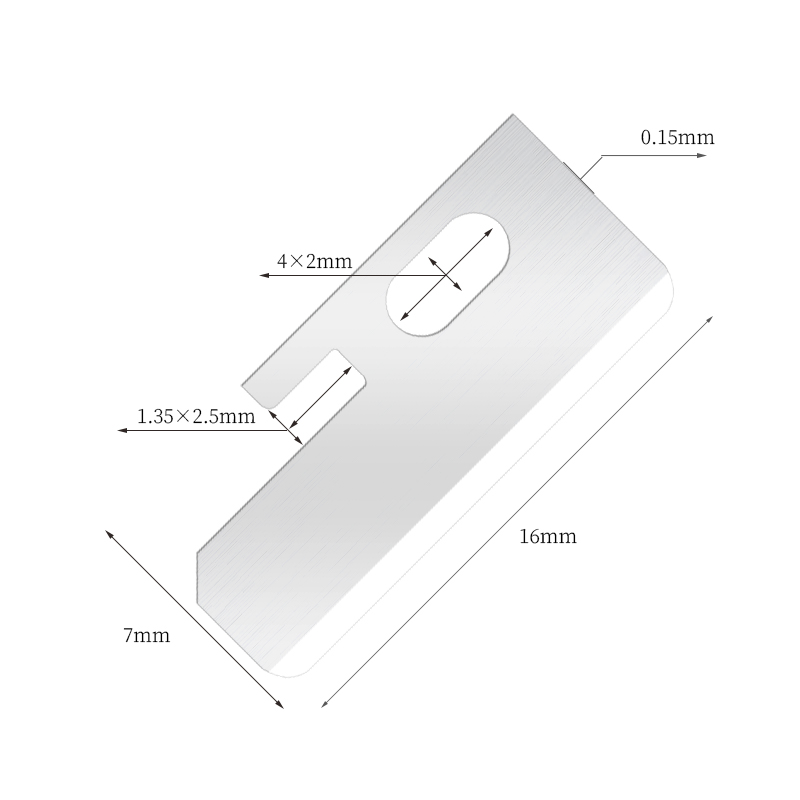 Precizni oštri noževi za oblikovanje obrva od nehrđajućeg čelika