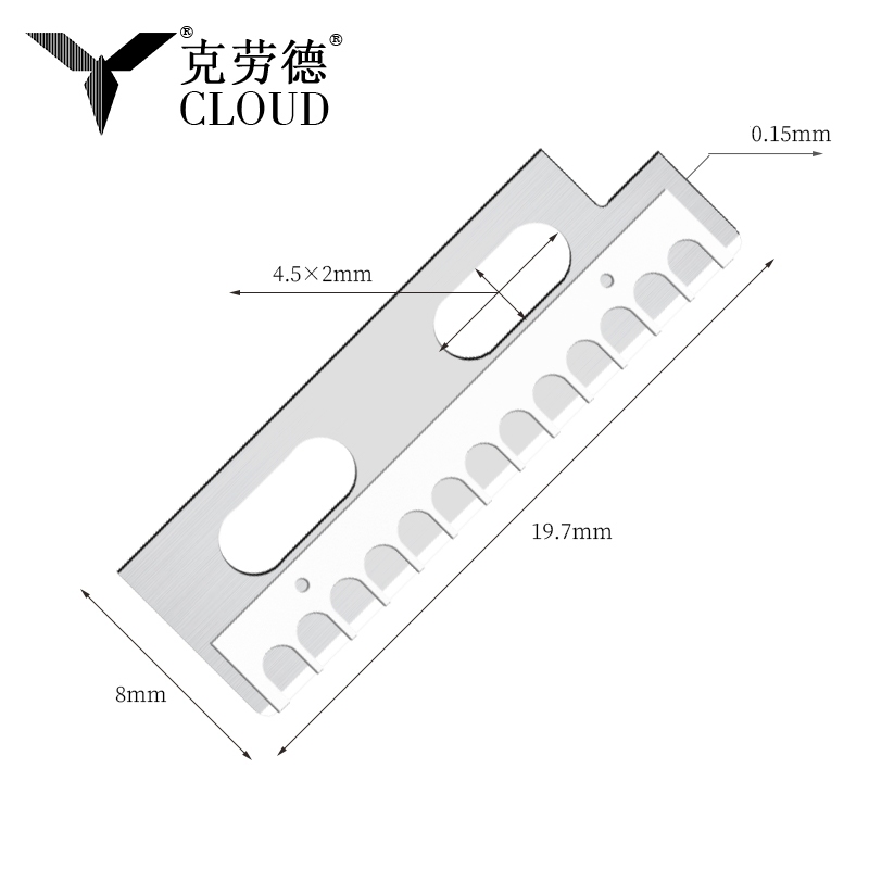 Precizni oštri noževi za oblikovanje obrva od nehrđajućeg čelika